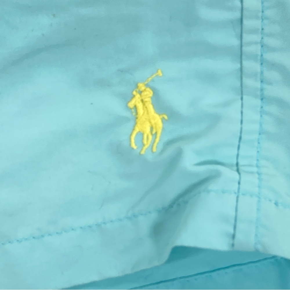 Polo by Ralph Lauren Men's Aqua Swim Trunks shorts M Pool Beach casual Summer - Picture 15 of 16
